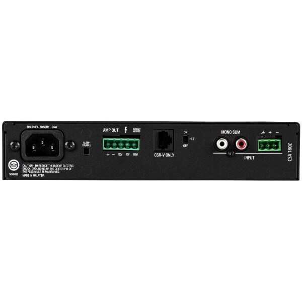 Main product image for JBL CSA180Z 80 Watt Professional Amplifier 70V / 10 246-8416